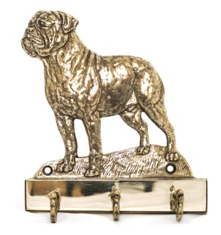 Bullmastiff wieszak z mosiądzu Art-Dog